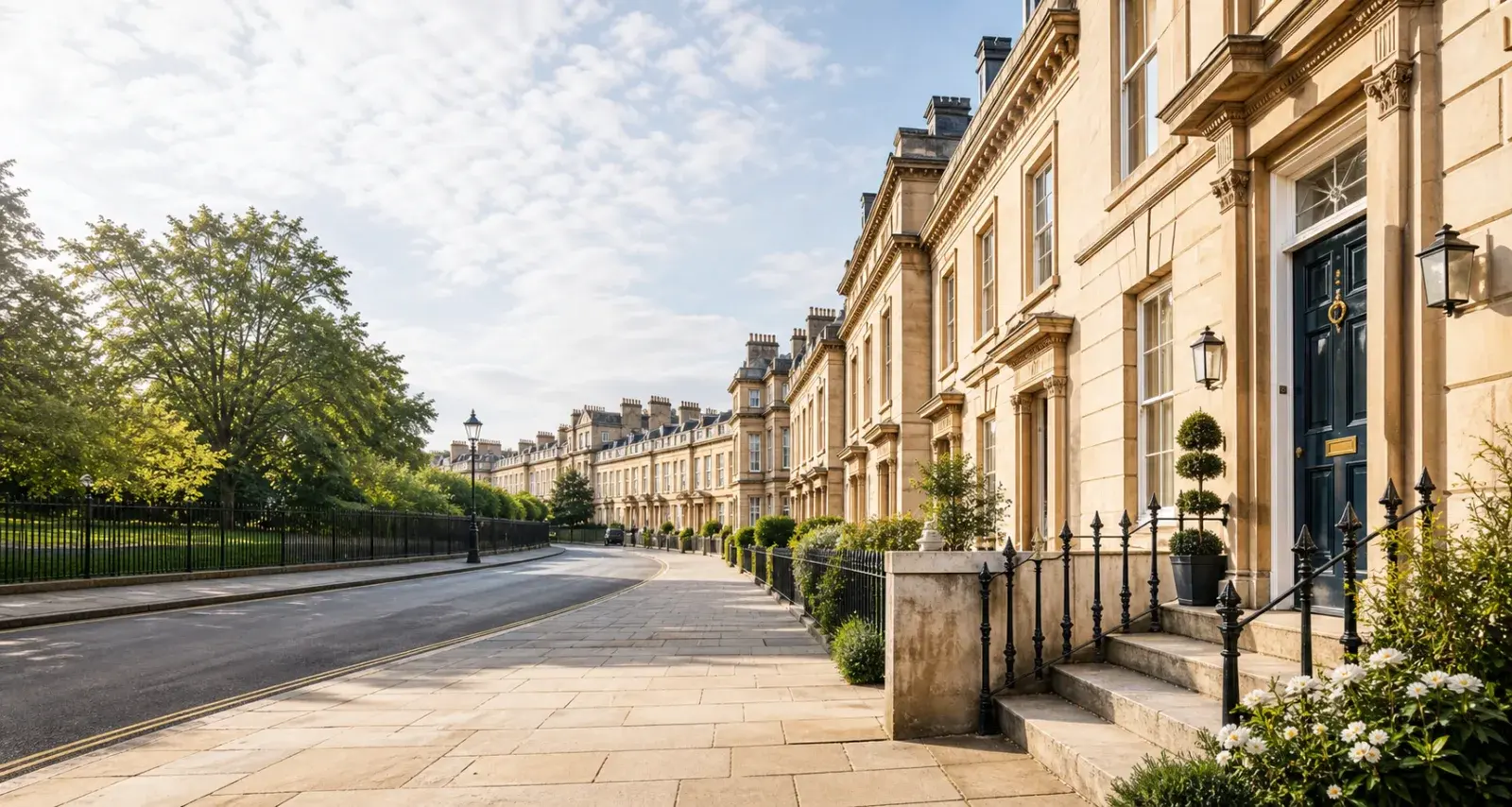 Premium residential street for estate agency demo